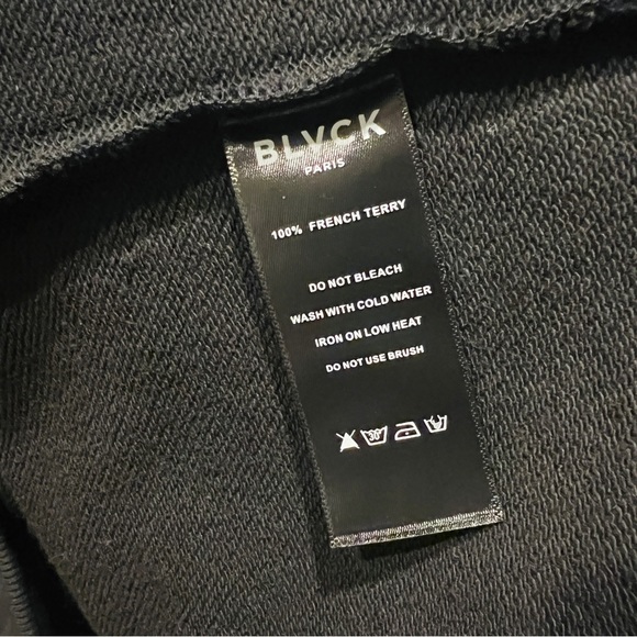 BLVCK PARIS Monogram Torn Hoodie - Picture 5 of 5